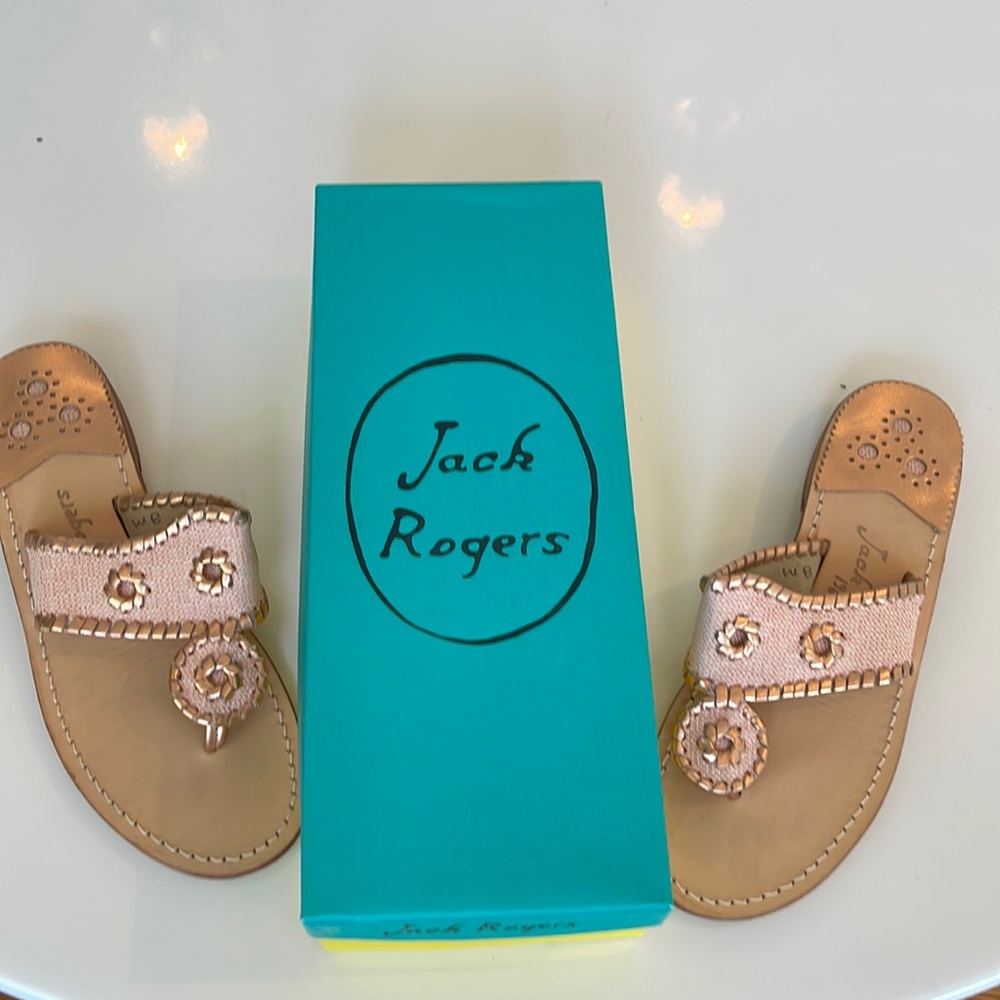 Jack Rogers flip flops Brand New Size 8